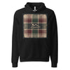 Custom Grungy Plaid Hoodies mockup 1