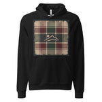 Custom Grungy Plaid Hoodies mockup 1