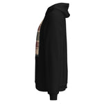 Custom Grungy Plaid Hoodies mockup 2